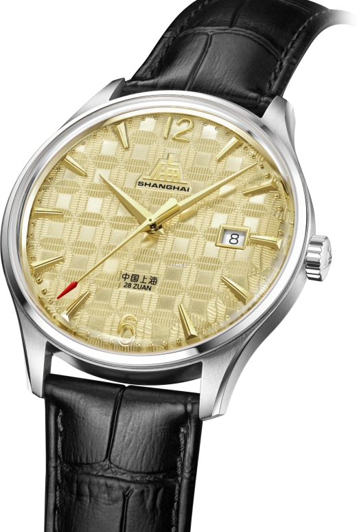 Shanghai,Originate 39mm,39mm,Stainless Steel,Champagne,Automatic,Day,42hours,S5006,S5006.1853.011.08