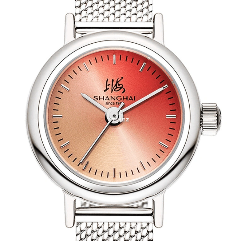 Shanghai,Moderne 22mm,22mm,Stainless Steel,Orange,Gradient,Quartz,Sapphire,Round,22OR,22OR-90-QZ-ORST