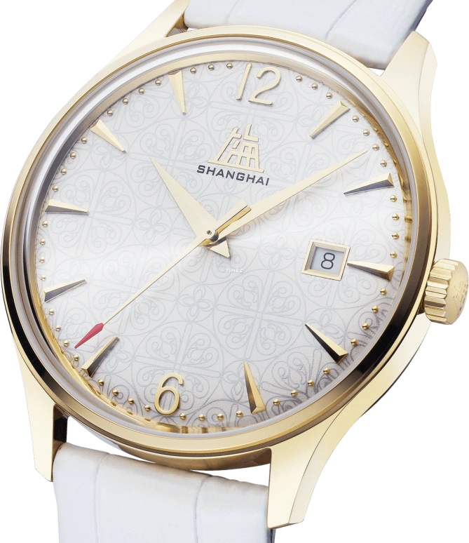 Shanghai,Originate 39mm,39mm,Stainless Steel,White,Automatic,Day,Sapphire,22OR,22OR-F-FWS21-SRWH
