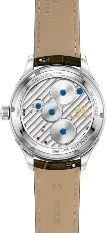 Shanghai,Originate 42mm,42mm,Stainless Steel,Silver,Handwound,Carrousel,62hours,S5020,S5020.5051.011.08