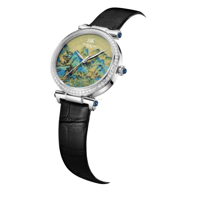 Shanghai,Artistic 36mm,36mm,Stainless Steel,Green,Cyan,Automatic,Sapphire,Round,22AT,22AT-Q-SW30-EMDM