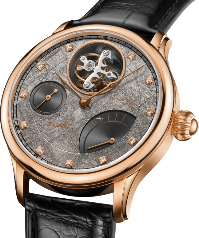 Shanghai,Artistic 42mm,42mm,Stainless Steel,Grey,Handwound,Power Reserve Indicator,Tourbillon,S1300,S1300.6844.122.18