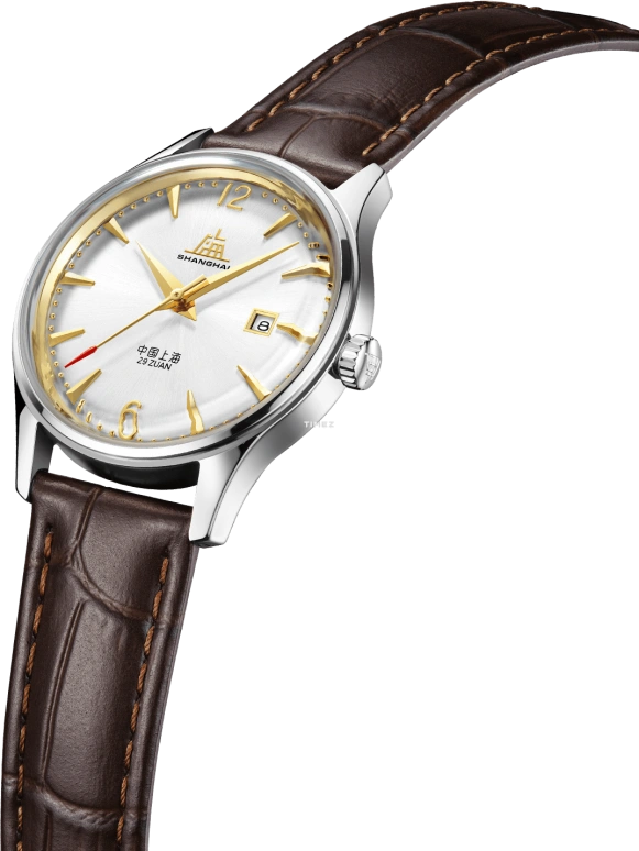 Shanghai,Originate 31mm,31mm,Stainless Steel,White,Automatic,Day,38hours,S5000,S5000.1800.011.09