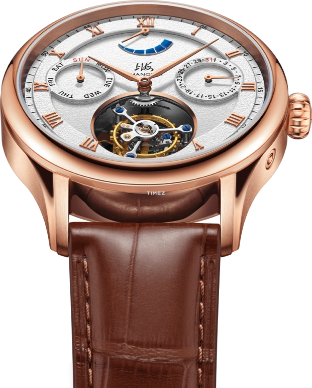 Shanghai,Artistic 43mm,43mm,Stainless Steel,White,Automatic,Date,Day,Power Reserve Indicator,Tourbillon,44hours,In-house Caliber,S2400,S2400.7251.032.08