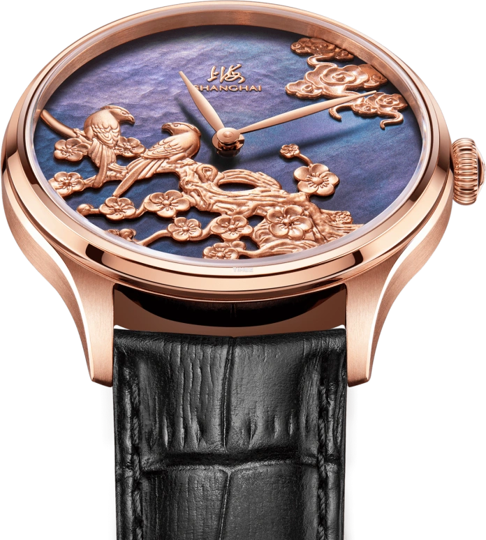 Shanghai,Artistic 40mm,40mm,Stainless Steel,Black,Automatic,42hours,Sapphire,Glass,S1001,S1001.1412.031.08