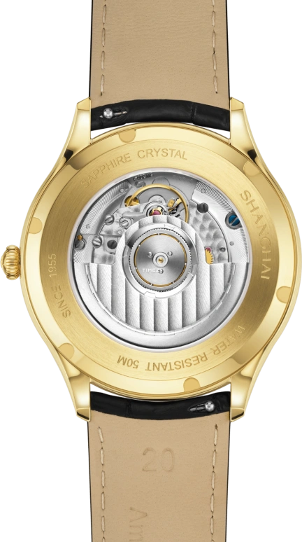 Shanghai,Artistic 40mm,40mm,Stainless Steel,White,Automatic,42hours,Sapphire,Crystal Glass,S1005,S1005.1411.021.08
