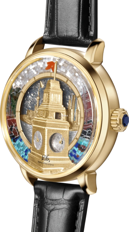 Shanghai,Artistic 46mm,46mm,Yellow Gold,Multi-Color,Gold,Handwound,Minute Repeater,43hours,S0070,S0070.9999.142.08