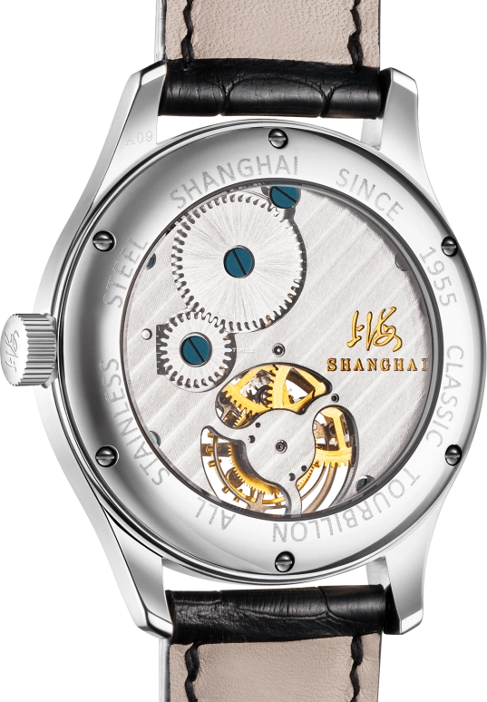 Shanghai,Artistic 40mm,40mm,Stainless Steel,White,Handwound,Tourbillon,48hours,21OR,21OR-T-H01M-SRBK