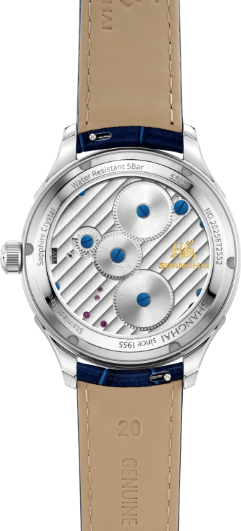 Shanghai,Originate 42mm,42mm,Stainless Steel,Silver,Handwound,Carrousel,62hours,S5020,S5020.5051.011.18