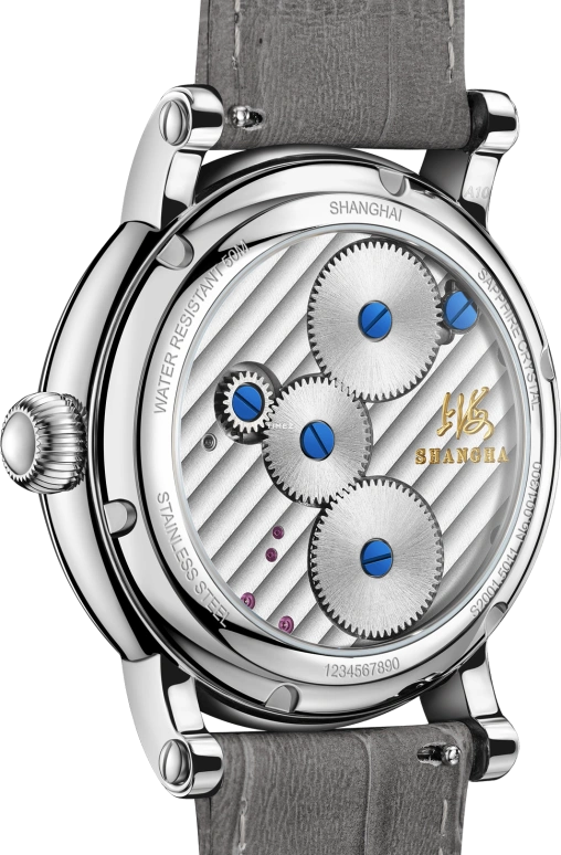 Shanghai,THE BUND 41.50mm,41.50mm,Stainless Steel,Silver White,Handwound,Tourbillon,62hours,S2001,S2001.5011.011.00