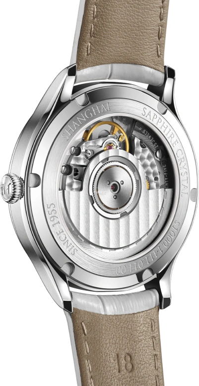 Shanghai,Artistic 36mm,36mm,Stainless Steel,Silver White,Automatic,42hours,Sapphire,Glass,S1000,S1000.1411.011.00