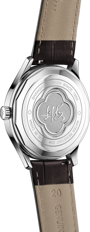 Shanghai,Originate 39mm,39mm,Stainless Steel,White,Automatic,Day,42hours,S5000,S5000.1801.011.01