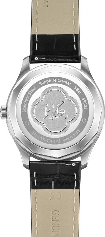 Shanghai,Originate 39mm,39mm,Stainless Steel,White,Automatic,Moonphase,Day,S5003,S5003.3901.011.18