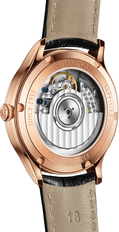 Shanghai,Artistic 36mm,36mm,Stainless Steel,Black,Automatic,42hours,Sapphire,Glass,S1000,S1000.1412.031.00
