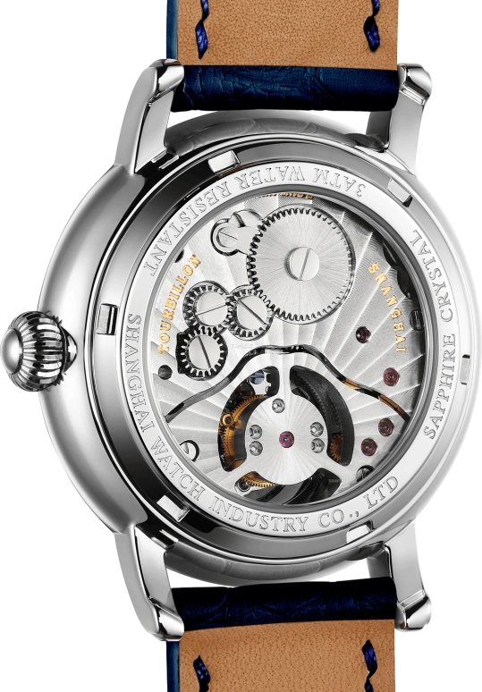 Shanghai,Metropolitan 36mm,36mm,Stainless Steel,Blue,Handwound,Moonphase,Tourbillon,22MT,22MT-S-F12-AVSTBL