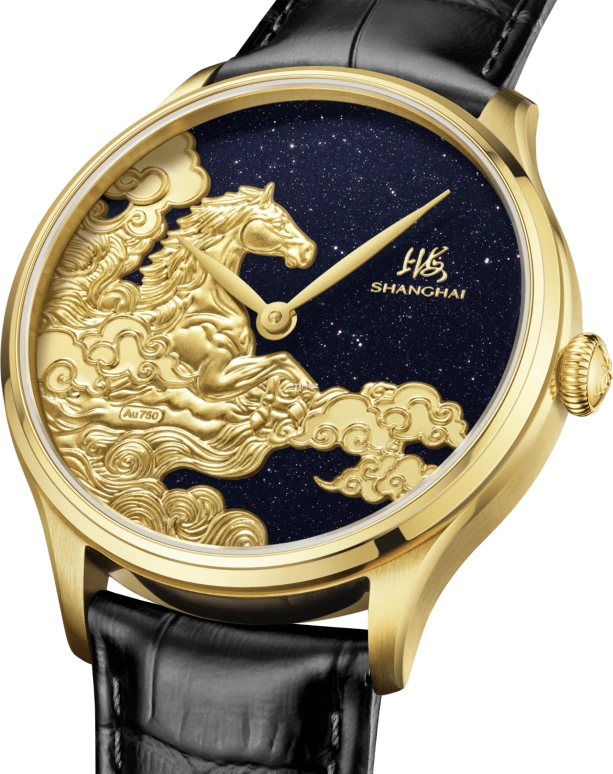 Shanghai,Artistic 40mm,40mm,Stainless Steel,Blue,Automatic,42hours,In-house Caliber,S1007,S1007.1427.021.08