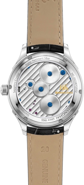 Shanghai,Originate 42mm,42mm,Stainless Steel,Black,Handwound,Carrousel,62hours,S5021,S5021.5022.011.08