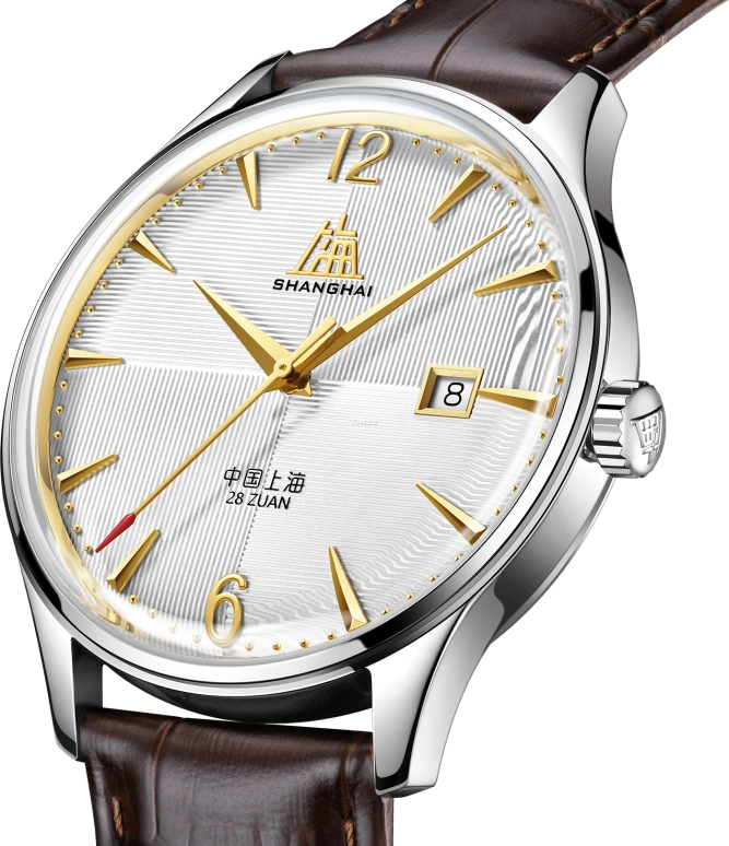 Shanghai,Originate 39mm,39mm,Stainless Steel,White,Automatic,Day,42hours,S5000,S5000.1801.011.01