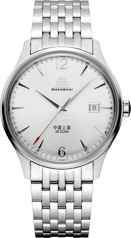 Shanghai,Originate 39mm,39mm,Stainless Steel,Silver,Grey,Automatic,Day,Sapphire,21OR,21OR-50-ST21-SRSR