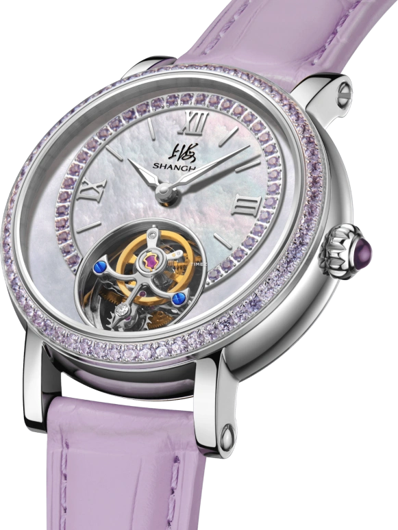 Shanghai,Artistic 34mm,34mm,Stainless Steel,White,Handwound,Tourbillon,42hours,S1300,S1300.6211.082.09