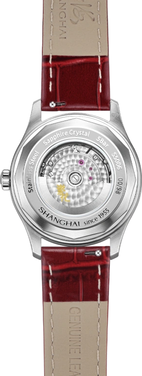 Shanghai,Originate 31mm,31mm,Stainless Steel,Red,Automatic,Day,38hours,S5006,S5006.1854.011.09