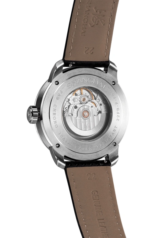 Shanghai,THE BUND 43.60mm,43.60mm,Stainless Steel,Stainless Steel,Black,Automatic,40hours,In-house Caliber,22FB,22FB-F-F01-BKBK