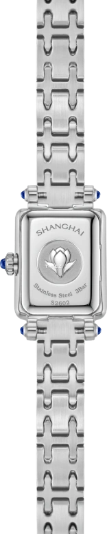 Shanghai,Moderne 18x22mm,18x22mm,Stainless Steel,Silver White,Quartz,In-house Caliber,Sapphire,Glass,S2602,S2602.0011.064.19