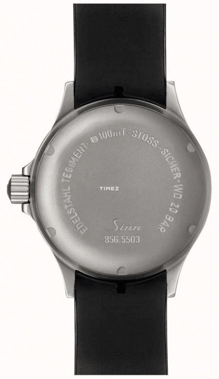 Sinn,Instrument Watches 40mm,40mm,Stainless Steel,Black,Automatic,Day,38hours,856,856.011