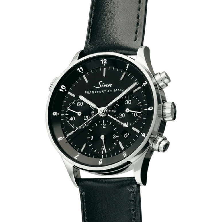 Sinn,Frankfurt Financial District 38.50mm,38.50mm,Stainless Steel,Black,Automatic,Chronograph,Day,6000,6000.010
