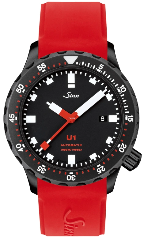 Sinn,Diving Watches 44mm,44mm,Stainless Steel,Black,Automatic,Day,38hours,1010,1010.020