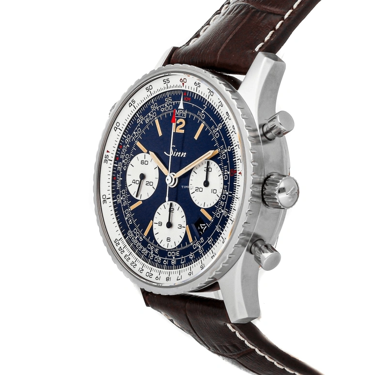 Sinn,Instrument Chronographs 41mm,41mm,Stainless Steel,Blue,Automatic,Chronograph,Day,903,903.045