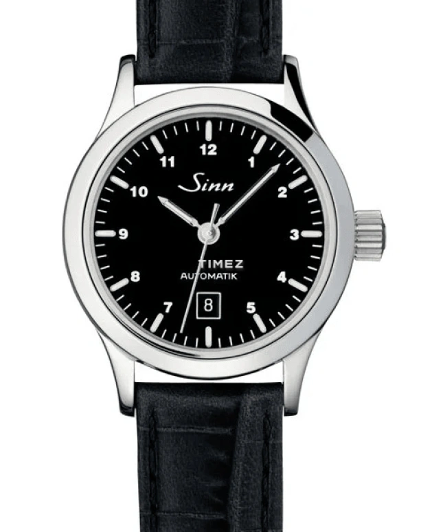 Sinn,Ladies Watches 28mm,28mm,Stainless Steel,Black,Automatic,Day,38hours,456,456.010