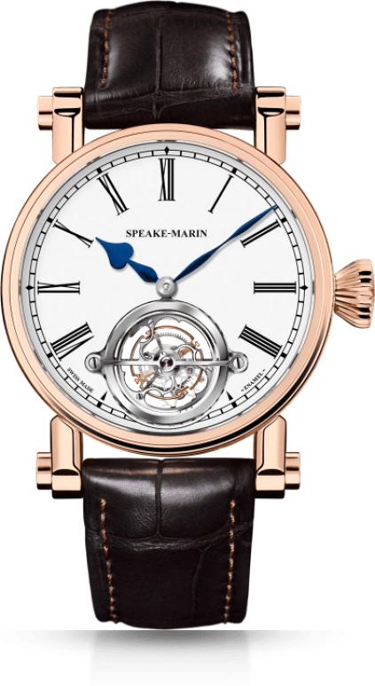 Speake-Marin,J-Class 38mm,38mm,Red Gold,White,Automatic,Tourbillon Escapement,72hours,PIC,PIC.10033