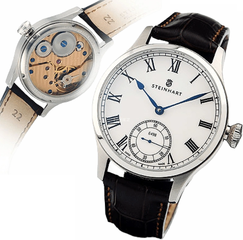 Steinhart,Marine 44mm,44mm,Stainless Steel,White,Handwound,46hours,Sapphire,M0509