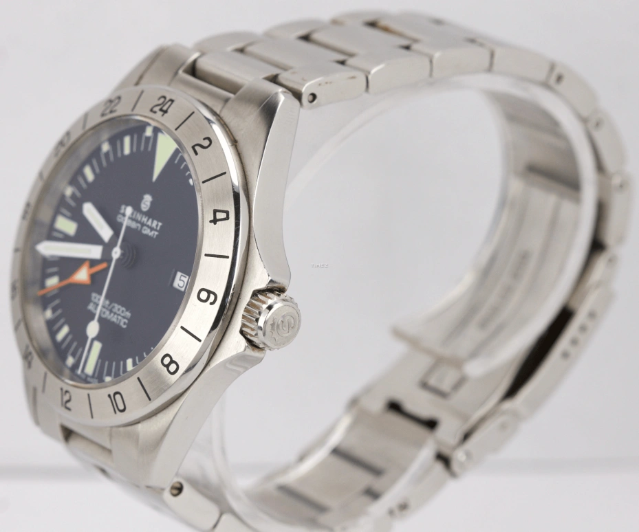 Steinhart,Diver 42mm,42mm,Stainless Steel,Black,Automatic,Day,Dule Time,T0211