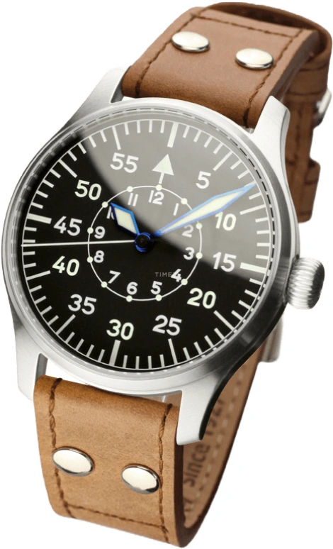 Stowa,Flieger 40mm,40mm,Stainless Steel,Black,Automatic,Chronograph,Date,FLIEGER BAUMUSTER B