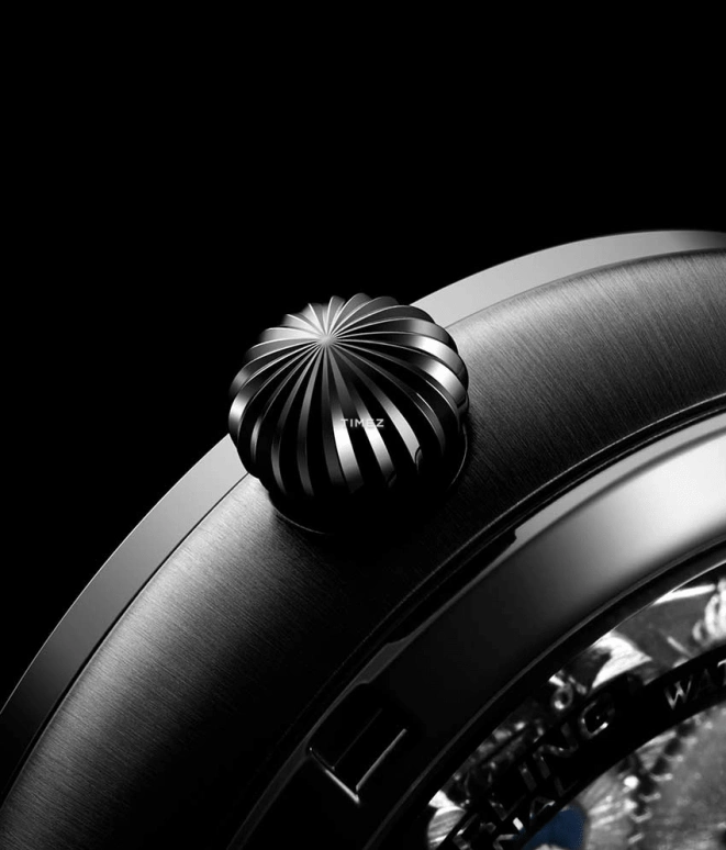 Stuhrling,Legacy 42mm,42mm,Stainless Steel,Black,Silver,Automatic,Hardlex,Round,3964,3964.2