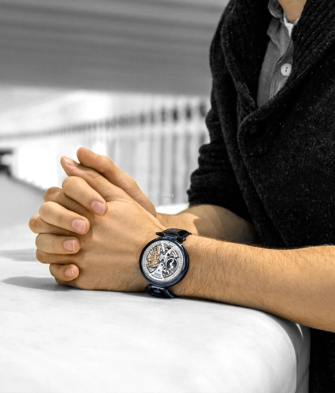 Stuhrling,Legacy 46mm,46mm,Stainless Steel,Silver,Automatic,Dule Time,Day / Night Indication,3920,3920.3