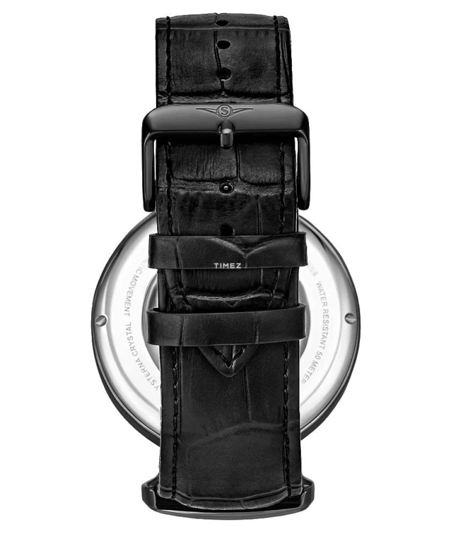 Stuhrling,Legacy 46mm,46mm,Stainless Steel,Silver,Automatic,Dule Time,Day / Night Indication,3920,3920.4