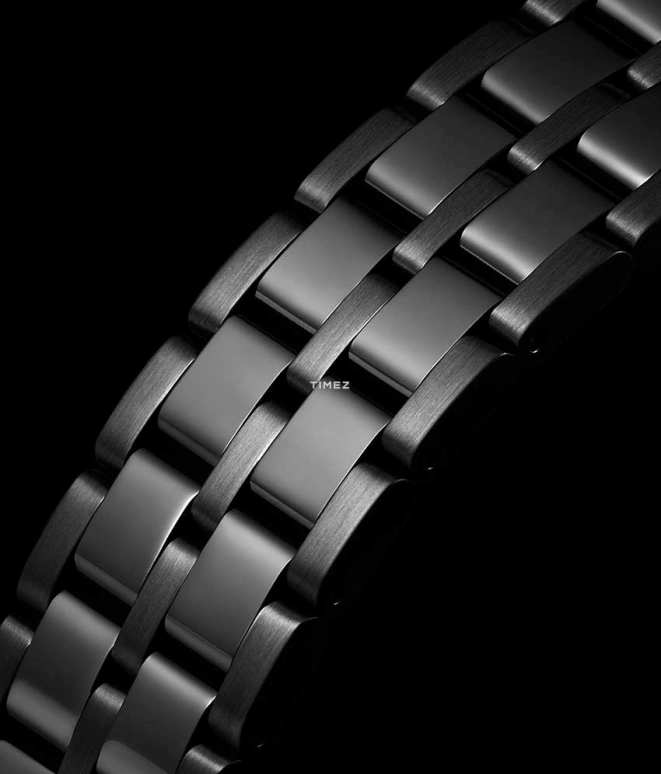 Stuhrling,Legacy 42mm,42mm,Stainless Steel,Black,Silver,Automatic,Hardlex,Round,3964,3964.2