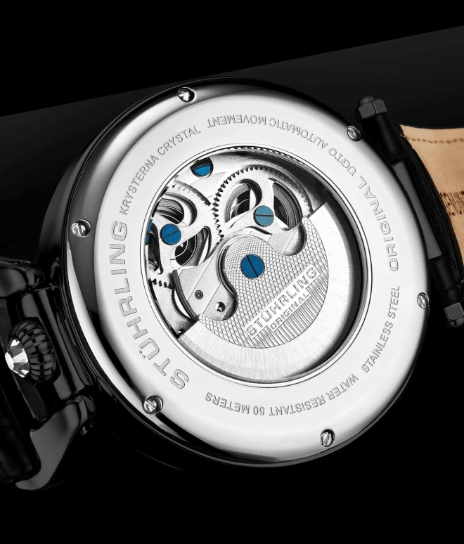 Stuhrling,Legacy 46mm,46mm,Stainless Steel,Silver,Automatic,Dule Time,Day / Night Indication,3920,3920.4