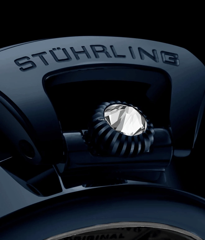 Stuhrling,Legacy 46mm,46mm,Stainless Steel,Silver,Automatic,Dule Time,Day / Night Indication,3920,3920.3