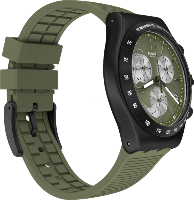 Swatch,IRONY 43x49mm,43x49mm,Green,YVB411