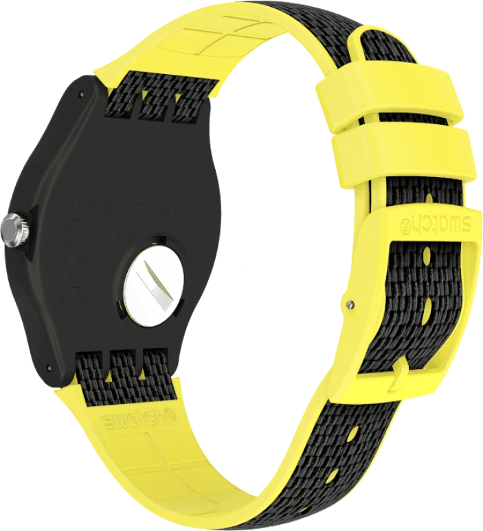 Swatch,Originals 41mm,41mm,Plastic,Black,SUOB406