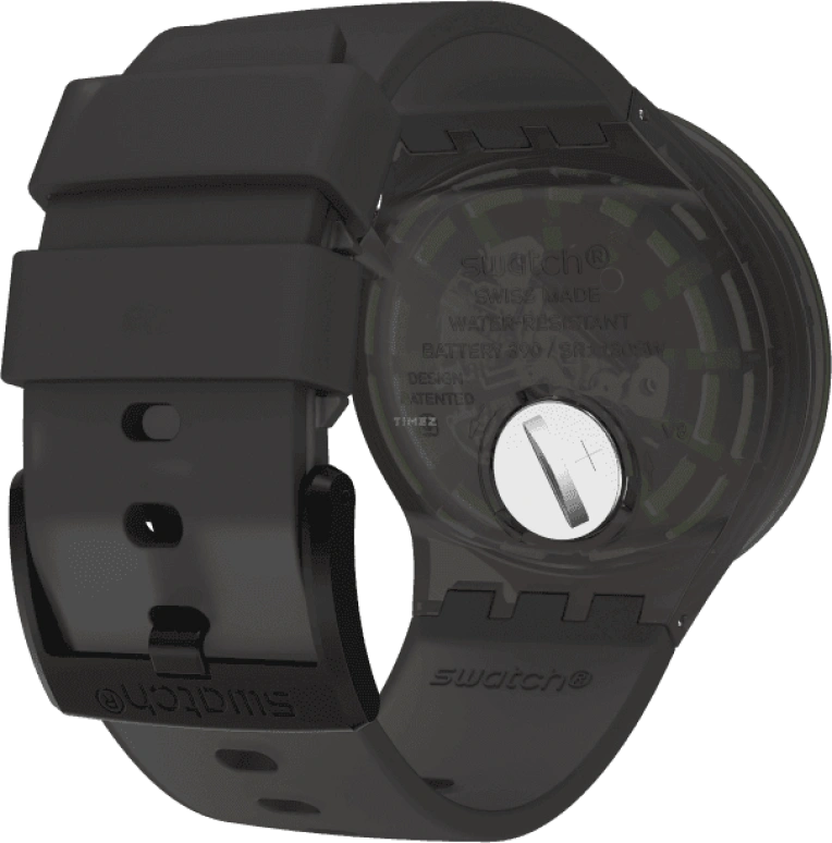 Swatch,THE BOLD 47mm,47mm,Plastic,Purple,SO27B113