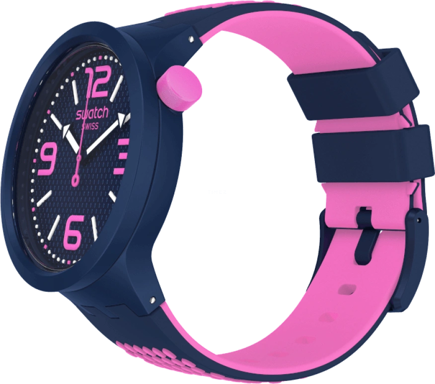 Swatch,THE BOLD 47mm,47mm,Plastic,Black,SO27N103