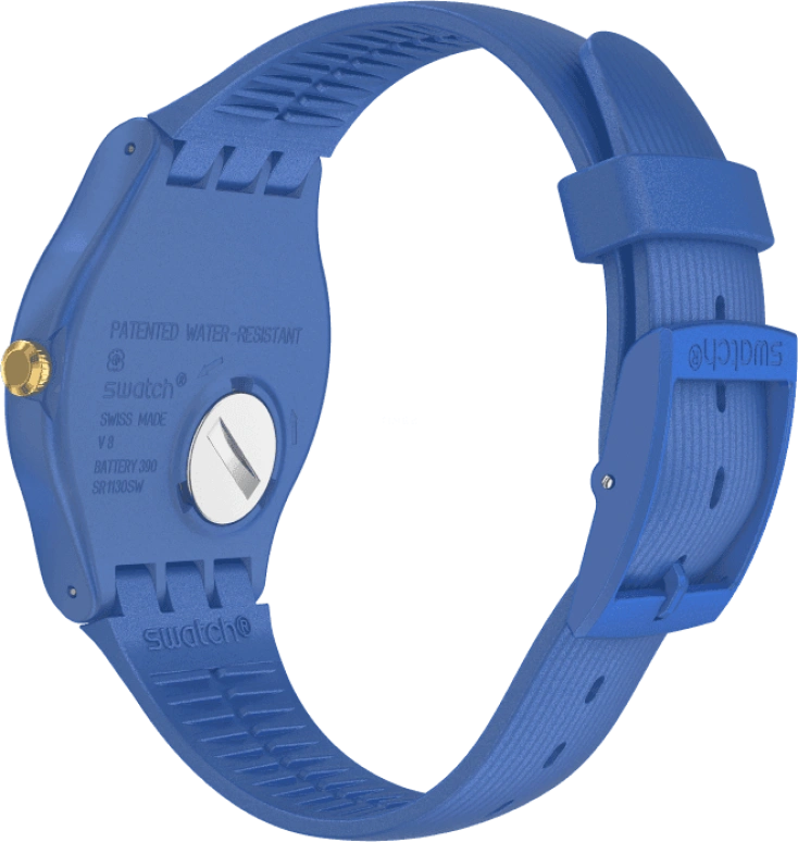 Swatch,Originals 41mm,41mm,Plastic,Blue,SUON143