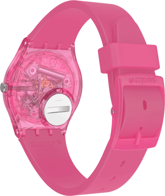 Swatch,Originals 34mm,34mm,Plastic,Pink,GP166