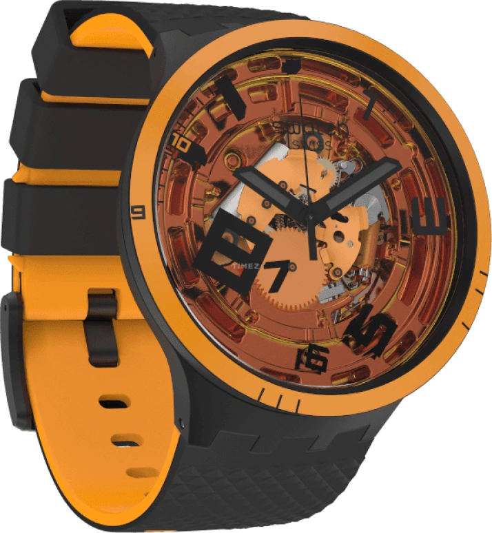 Swatch,Other 47mm,47mm,Sapphire,Crystal Glass,SB01B127