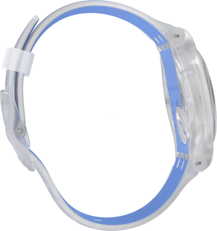 Swatch,Originals 41mm,41mm,Plastic,Skeleton,Quartz,Round,Transparent,SUOK156